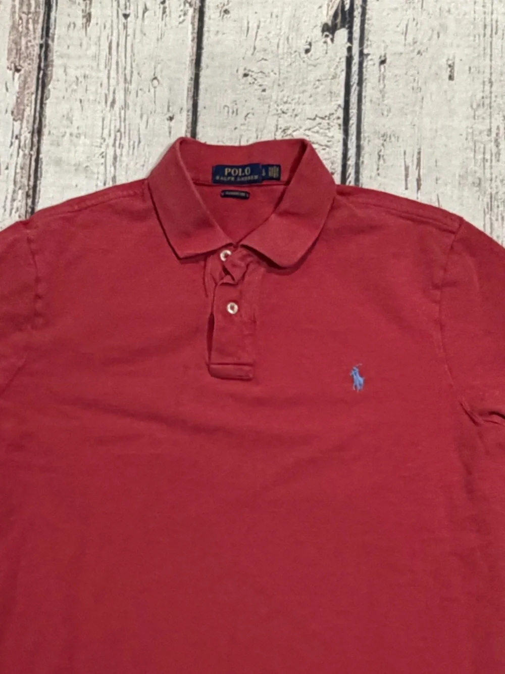 Polo Ralph Lauren Heathered Red Golf Short Sleeve Tennis Preppy Men's Shirt
